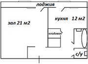 Электроизолятор, 1-но комнатная квартира, электроизолятор д.30, 2500000 руб.