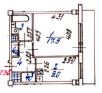Москва, 1-но комнатная квартира, Большая Спасская улица, дом 10, корпус 1, этаж 8, квартира 236 д., 11055000 руб.