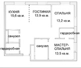 Москва, 3-х комнатная квартира, набережная Марка Шагала д.1к2, 48500000 руб.