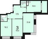 Москва, 3-х комнатная квартира, ул. Клинская д.2А, 26400560 руб.