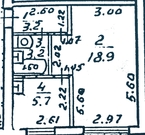 Климовск, 1-но комнатная квартира, ул. Рощинская д.9, 2475000 руб.