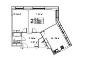 Москва, 2-х комнатная квартира, Дмитровское ш. д.13, 20644052 руб.