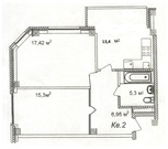 Химки, 2-х комнатная квартира, ул. Папанина д.38 к5, 4400000 руб.