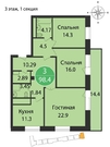 Москва, 3-х комнатная квартира, Попов пр д.4, 26076000 руб.