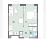 2-к. квартира, 34,7 м, 10/24 эт.