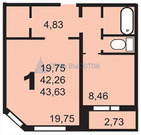 Москва, 1-но комнатная квартира, ул. Маршала Савицкого д.18, 8000000 руб.