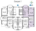 Москва, 2-х комнатная квартира, улица Вертолетчиков д.дом 11, 6478900 руб.