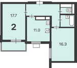 Троицк, 2-х комнатная квартира, Городская улица д.12, 13107780 руб.