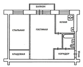 Ногинск, 2-х комнатная квартира, ул. Энергетиков д.7, 1550000 руб.