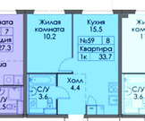 Москва, 1-но комнатная квартира, Сигнальный проезд д.16к2, 15500000 руб.