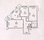 Москва, 3-х комнатная квартира, ул. Перерва д.55, 10700000 руб.