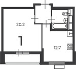 Москва, 1-но комнатная квартира, ул. Люблинская д.52к1, 11421630 руб.