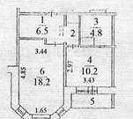 Щелково, 1-но комнатная квартира, ул. Сиреневая д.9 к1, 3650000 руб.