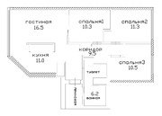 Ступино, 3-х комнатная квартира, Приокский пер. д.7 к2, 7200000 руб.