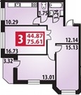 Подольск, 3-х комнатная квартира, ул. Ульяновых д.31, 6100000 руб.