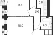 Москва, 3-х комнатная квартира, ул. Усиевича д.10Б, 28943200 руб.