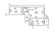 Октябрьский, 2-х комнатная квартира, мкр Восточный д.1, 4300000 руб.