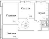 Звенигород, 3-х комнатная квартира, ул. Чехова д.5а, 5600000 руб.