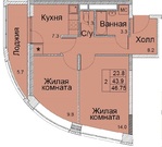 Королев, 2-х комнатная квартира, Советская д.47 к1, 2992000 руб.