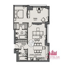 Москва, 2-х комнатная квартира, 1-й Сетуньский проезд д.8, 43290000 руб.