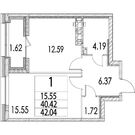 Москва, 1-но комнатная квартира, ул Архитектора Щусева д.д. 1, 11456320 руб.