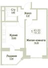 Раменское, 1-но комнатная квартира, ул.Крымская д.д.3, 3500000 руб.