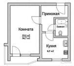 Москва, 1-но комнатная квартира, ул. Борисовские Пруды д.25 корп.2, 6150000 руб.