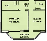 Новоивановское, 1-но комнатная квартира, Можайское ш. д.52, 4300000 руб.