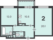 Москва, 2-х комнатная квартира, ул. Ленская д.дом 8, этаж 14, кв. 132, 17187240 руб.