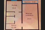 Домодедово, 1-но комнатная квартира, Дружбы д.9, 3900000 руб.