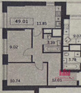 Раздоры, 2-х комнатная квартира, улица Липовой Рощи д.2к3, 10500000 руб.