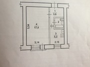 Дубна, 1-но комнатная квартира, Хлебозаводской пер. д.24, 1750000 руб.