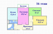 Домодедово, 3-х комнатная квартира, Курыжова д.7, 4980000 руб.