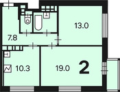 Москва, 2-х комнатная квартира, 16-я Парковая улица д.12, 15510650 руб.