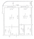 Красногорск, 2-х комнатная квартира, ул. Успенская д.28, 27000 руб.