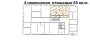 Сдаётся 4 помещения, общей площадью 63 кв.м., 8640 руб.