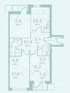 Москва, 3-х комнатная квартира, ул. Мантулинская д.9к4, 60000000 руб.