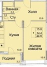 Королев, 1-но комнатная квартира, советская д.47, 2694000 руб.