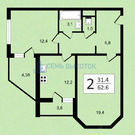 Москва, 2-х комнатная квартира, ул. Спортивная д.17, 12300000 руб.