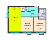 Мытищи, 2-х комнатная квартира, ул. Мира д.35, 8990000 руб.