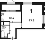 Москва, 1-но комнатная квартира, улица Светланова д.11к1, 20697530 руб.