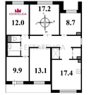 Москва, 5-ти комнатная квартира, ул. Таллинская д.д.19 к.1, 17200000 руб.