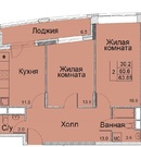 Королев, 2-х комнатная квартира, Советская д.47 к1, 3767000 руб.