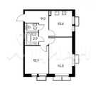 Москва, 2-х комнатная квартира, Саларьевская улица д.8 к1, 11500000 руб.