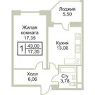 Раменское, 1-но комнатная квартира, ул.Крымская д.д.12, 3500000 руб.