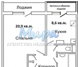 Москва, 1-но комнатная квартира, ул. Новгородская д.31, 6290000 руб.