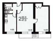 Москва, 2-х комнатная квартира, ул. Мневники д.10 к3, 9800000 руб.