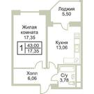 Раменское, 1-но комнатная квартира, Крымская д.12, 3500000 руб.