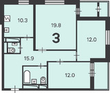 Москва, 3-х комнатная квартира, Вернадского пр-кт. д.69, 32000000 руб.