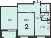 Москва, 2-х комнатная квартира, Каширское ш. д.дом 11, корпус 3, 17217720 руб.